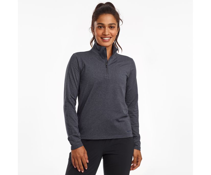 Saucony Sunday 1/4 Zip Women's Jackets Blue | Canada 341EBCX